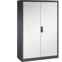 C+P ACURADO universele kast, b x d = 1200 x 500 mm, zwartgrijs/lichtgrijs