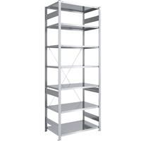 EUROKRAFTpro Magazijn inhaakstelling, verzinkt, lichte constructie, stellinghoogte 3000 mm, basisstelling, breedte x diepte = 1000 x 800 mm