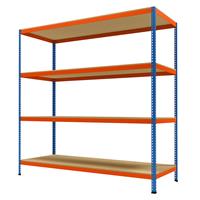 Grootvak-zwaarlaststelling, hoogte 2438 mm, totale diepte 926 mm, breedte 2450 mm