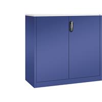 C+P ACURADO bijzetkast voor dossiers, 3 ordnerhoogtes, h x b x t = 1200 x 1200 x 500 mm, lapisblauw/lapisblauw