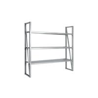 EUROKRAFTpro Großfachregal, farbig HxT 1990 x 500 mm Grundregal verzinkt