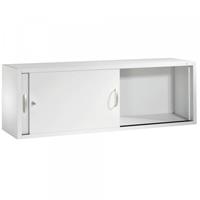 C+P ACCURADO opzetkast met schuifdeuren, h x b x d = 500 x 1600 x 400 mm, lichtgrijs