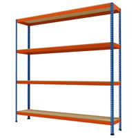 Grootvak-zwaarlaststelling, hoogte 2438 mm, totale diepte 468 mm, breedte 2450 mm