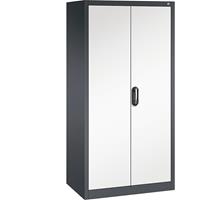 C+P ACURADO universele kast, b x d = 930 x 600 mm, zwartgrijs/zuiver wit