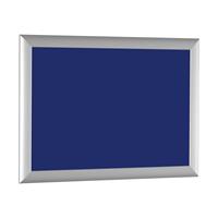 Uithangbord, voor 2 x A4, gentiaanblauw