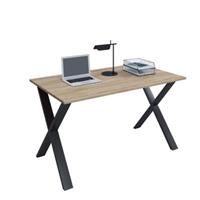 VCM Schreibtisch Computertisch Arbeitstisch Büro Möbel PC Tisch Lona X, 140 x 50 cm braun