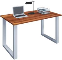 VCM Schreibtisch Computertisch Arbeitstisch Büro Möbel PC Tisch Lona, 110 x 80 cm braun