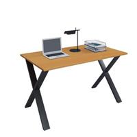 VCM Schreibtisch Computertisch Arbeitstisch Büro Möbel PC Tisch Lona X, 110 x 80 cm braun