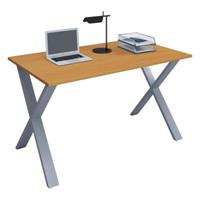 VCM Schreibtisch Computertisch Arbeitstisch Büro Möbel PC Tisch Lona X, 80 x 50 cm braun