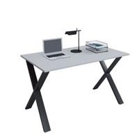 VCM Schreibtisch Computertisch Arbeitstisch Büro Möbel PC Tisch Lona X, 80 x 50 cm grau
