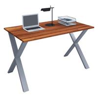 VCM Schreibtisch Computertisch Arbeitstisch Büro Möbel PC Tisch Lona X, 110 x 50 cm braun