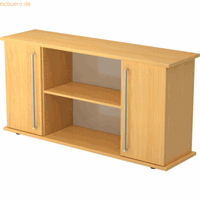 Hjh OFFICE PRO Kapa SB | Dressoir | met deuren, Melamine spaanplaat DIN 68765, Emissieklasse E1, Beuken