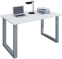 VCM Schreibtisch Computertisch Arbeitstisch Büro Möbel PC Tisch Lona, 110 x 50 cm weiß