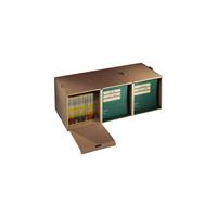 Leitz Archivbox tric Farbe: grau/weiÃ 45,5 x 35,5 x 27 cm DIN A3
