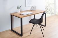 Bureau Modern Black Desk 120cm Zwart Eiken - 38428