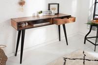 Bureau Industrial 120cm Massief Mango Hout - 39651