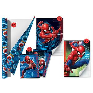 Spider-man - Back To School Schoolpakket - Kaftpapier Voor Schoolboeken En Schriften