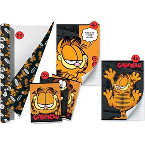 Garfield - Back To School Schoolpakket - Kaftpapier Voor Schoolboeken En Schriften