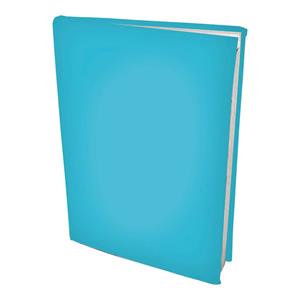 Rekbare Boekenkaften - Aqua Blauw - A4 - 6 Stuks