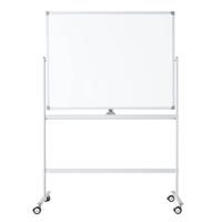 ivol Verrijdbaar whiteboard - Dubbelzijdig en magnetisch - 120x180 cm - Wit