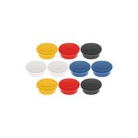 Magnetoplan Magnet Discofix Color 40 x 13 mm (Ã x H) 40mm 2,2kg Ferrit farbig sortiert 10 St./Pack.