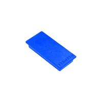 Franken Rechthoekige magneten HM235003 Blauw 5 x 2,3 cm 10 stuks