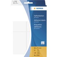 HERMA 2516 Multipurpose-etiketten, 50 x 75 mm, wit, permanent hechtend, om met de hand te beschrijven