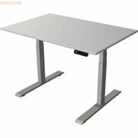 Kerkmann zit/sta bureau Move 2 zilver, electrisch, B 1200 x D 800 x H 630-1270mm