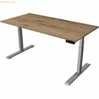 Kerkmann zit/sta bureau Move 2 zilver,electrisch, B 1600 x D 800 x H 630-1270mm