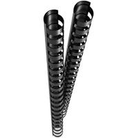 Genie Spiralbinderücken, 50 Stk., 12 mm, schwarz, DIN A4 Format