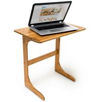 RELAXDAYS Laptoptisch Bambus H x B x T: ca. 62,5 x 60 x 40 cm Beistelltisch als auch als Notebook-Couchtisch aus Holz mit praktischer Ablage und optimaler