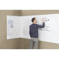 EUROKRAFTpro Eindeloos whiteboard, zonder frame, 880 x 1180 mm, wit