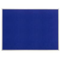 Prikbord, vilt, blauw, b x h = 1200 x 900 mm