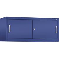 C+P ACCURADO opzetkast met schuifdeuren, h x b x d = 500 x 1200 x 400 mm, lapisblauw