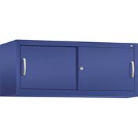 C+P ACCURADO opzetkast met schuifdeuren, h x b x d = 500 x 1200 x 500 mm, lapisblauw