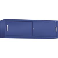 C+P ACCURADO opzetkast met schuifdeuren, h x b x d = 500 x 1600 x 400 mm, lapisblauw