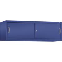 C+P ACCURADO opzetkast met schuifdeuren, h x b x d = 500 x 1600 x 500 mm, lapisblauw