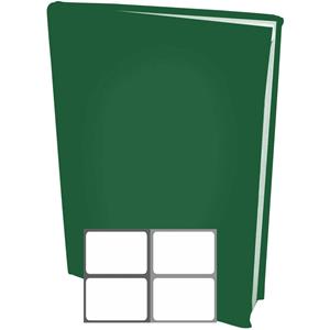 Benza Rekbare Boekenkaften A4 - Groen - 12 Stuks Inclusief Grijze Labels