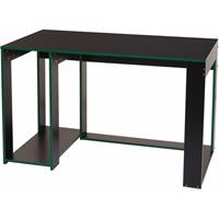 HHG Schreibtisch 834, Computertisch Bürotisch, 120x60x76cm ~ schwarz-grün - 