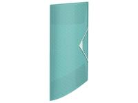 Esselte Colour'Breeze elastomap met 3 kleppen, PP, ft A4, blauw