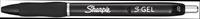 Sharpie Gelschreiber S-GEL, 0,7 mm, schwarz, 3er Blister