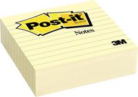 Post-it Notes, ft 100 x 100 mm, geel, gelijnd, blok van 300 vel