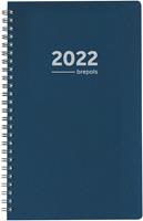 Brepols agenda Building Polyprop 6-talig, blauw, 2022