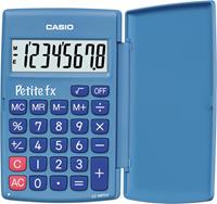 Casio zakrekenmachine Petite FX, blauw