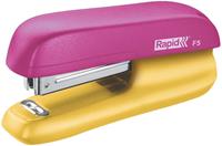 Rapid Schreibtisch-Set Heftgerät F5, Locher FC10, Enthefter C2 pink/ge