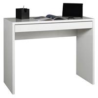 OFFICE24 Rechteckiger Schreibtisch mit Weißer Schublade für Büro und Arbeitszimmer 100x40cm Sidus