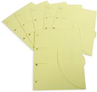 Tarifold collection Tarifold smartfolder, geperforeerde showtas, ft A4, pak van 6 stuks, geel
