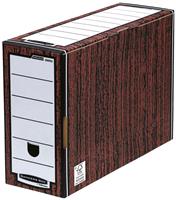 Bankers Box premium transfer archiefdoos, ft 12,7 x 25,4 x 35,9 cm, houtnerf