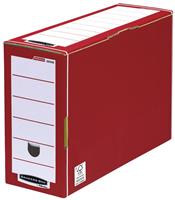 Bankers Box premium transfer archiefdoos, ft 12,7 x 25,4 x 35,9 cm, rood
