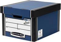 Bankers Box premium standaard opbergdoos, ft 33 x 25,4 x 38,1, blauw